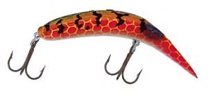 Воблеры фирмы Yakima Bait, модель Original Flatfish T55 Rattle